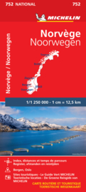 Wegenkaart Noorwegen | Michelin Noorwegen 11752 |  ISBN 9782067172722