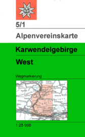 Wandelkaart Karwendel West 5/1 | OAV | 1:25.000 | ISBN 9783928777032