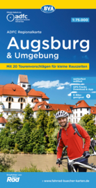 Fietskaart  Augsburg en omgeving | ADFC - BVA Regionalkarte | 1:75.000 | ISBN 9783969901458