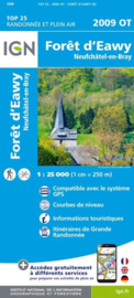 Wandelkaart Foret d`Eawy, Neufchatel-en-Bray |  IGN 2009 OT – IGN 2009OT