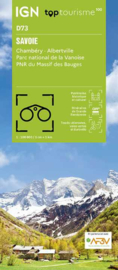 Wegenkaart - Fietskaart Savoie | IGN | IGN D73 | 1:100.000 | ISBN 9782758553137