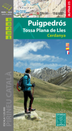 Wandelkaart Puigpedros - Tossa plana de Lles - Cerdanya | Editorial Alpina | Oostelijke Pyreneeën | 1:25.000 | ISBN 9788480907361