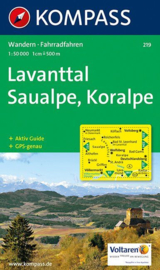 Wandelkaart Lavanttal-Saualpe-Koralpe | Kompass 219 | ISBN 9783854917410