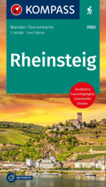 Wandelkaart Rheinsteig | Kompass 2503 | 1:50.000 | ISBN 9783991214984