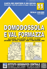 Wandelkaart Domodossola e Val Formazza |  IGC nr. 11 | 1:50.000 | ISBN 9788896455111