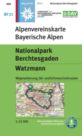 Wandelkaart NP Berchtesgaden/Watzmann | DAV BY21 | 1:25.000 | ISBN 9783948256494