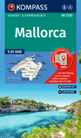 Wandelkaart Mallorca | Kompass 2230 - 4-delige set | 1:35.000 | ISBN 9783991543794
