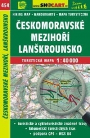 Wandelkaart Tsjechië - Českomoravské Mezihoří, Lanškrounsko | Shocart 454 | ISBN 9788072247325