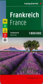 Wegenkaart  Frankrijk | Freytag & Berndt | 1:800.000 | ISBN 9783707902792