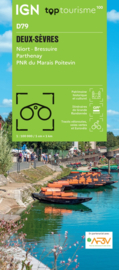 Wegenkaart - Fietskaart Deux-Sèvres Niort - Bressuire Parthenay Marais Poitevin PNR | IGN D79 | ISBN 9782758556497