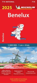 Wegenkaart Benelux 2025 | Michelin | 1:400.000 | ISBN 9782067265295