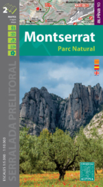 Wandelkaart Montserrat | Editorial Alpina | Gebied ten westen van Barcelona | 1:10.000 | ISBN 9788480908405