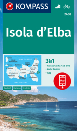 Wandelkaart Elba | Kompass 2468 | 1:30.000 | ISBN 9783991217596