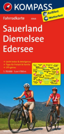 Fietskaart Sauerland - Diemelsee - Edersee | Kompass 3064 | 1:70.000 | ISBN 9783850265782