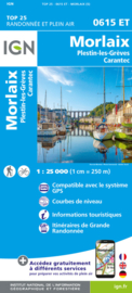 Wandelkaart Morlaix, Lanmeur, Plougasnou, Taule, Plestin-les-Greves | IGN 0615ET - 0615 ET | Bretagne | ISBN 9782758554257