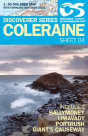 Wandelkaart Coleraine | Discovery Northern Ireland 04 - Ordnance survey | 1:50.000 | ISBN 9781905306930
