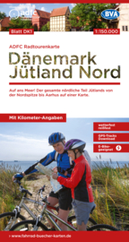 Fietskaart Denemarken - Jutland Noord | ADFC | 1:150.000 | ISBN 978396991595