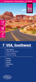 Wegenkaart USA 7 Zuidwest - Arizona Colorado Nevada Utah New Mexico | Reise Know How | 1:1.250.000 | ISBN 9783831773541