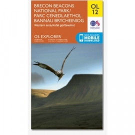 Wandelkaart Brecon Beacons NP West | Ordnance Survey Explorer maps 12 | 1:25.000 | ISBN 9780319242513