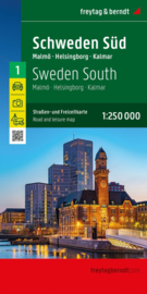Wegenkaart Zweden nr. 1 | Freytag & Berndt Zweden Zuid - Malmo  | ISBN 9783707922868