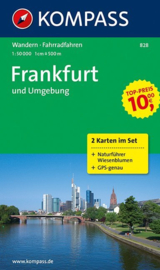 Wandelkaart Frankfurt und Umgebung | Kompass 828 | 1:50.000 | ISBN 9783850261890