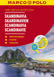 Wegenatlas Scandinavië | Marco Polo Skandinavien Road Atlas | ISBN 9783829737371