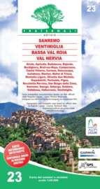 Wandelkaart Sanremo, Ventimiglia, Bassa Val Roia, Val Nervia | Fraternali editore 23 | 1:25.000 | ISBN 9788897465294