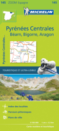 Fietskaart - wegenkaart  Spaanse Pyreneeën Centraal - Pirineos Centrales | Michelin 145 | 1;150.000 | ISBN 9782067218116