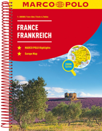Wegenatlas Frankrijk | Marco Polo | 1:300.000 | ISBN 9783829736848