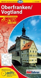 Fietskaart Oberfranken -Vogtland | ADFC nr. 18 | ISBN 9783870736705