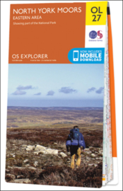 Wandelkaart North York Moors Eastern Area | OL27 Explorer Maps | Ordnance Survey | 1:25.000 | ISBN  9780319242667