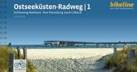 Fietsgids Ostseeküsten Radweg 1 : Flensburg - Lübeck - 440 km.| Bikeline | ISBN 9783711101877