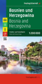 Wegenkaart  Bosnië & Herzegovina | Freytag & Berndt | 1:200.000 | ISBN 9783991546719
