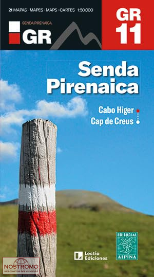 Wandelkaart Senda Pirenaica - van Cabo Higer tot Cap de Creus - Set voor de GR 11 | Editorial Alpina | 1:50.000 | ISBN 9788418735844