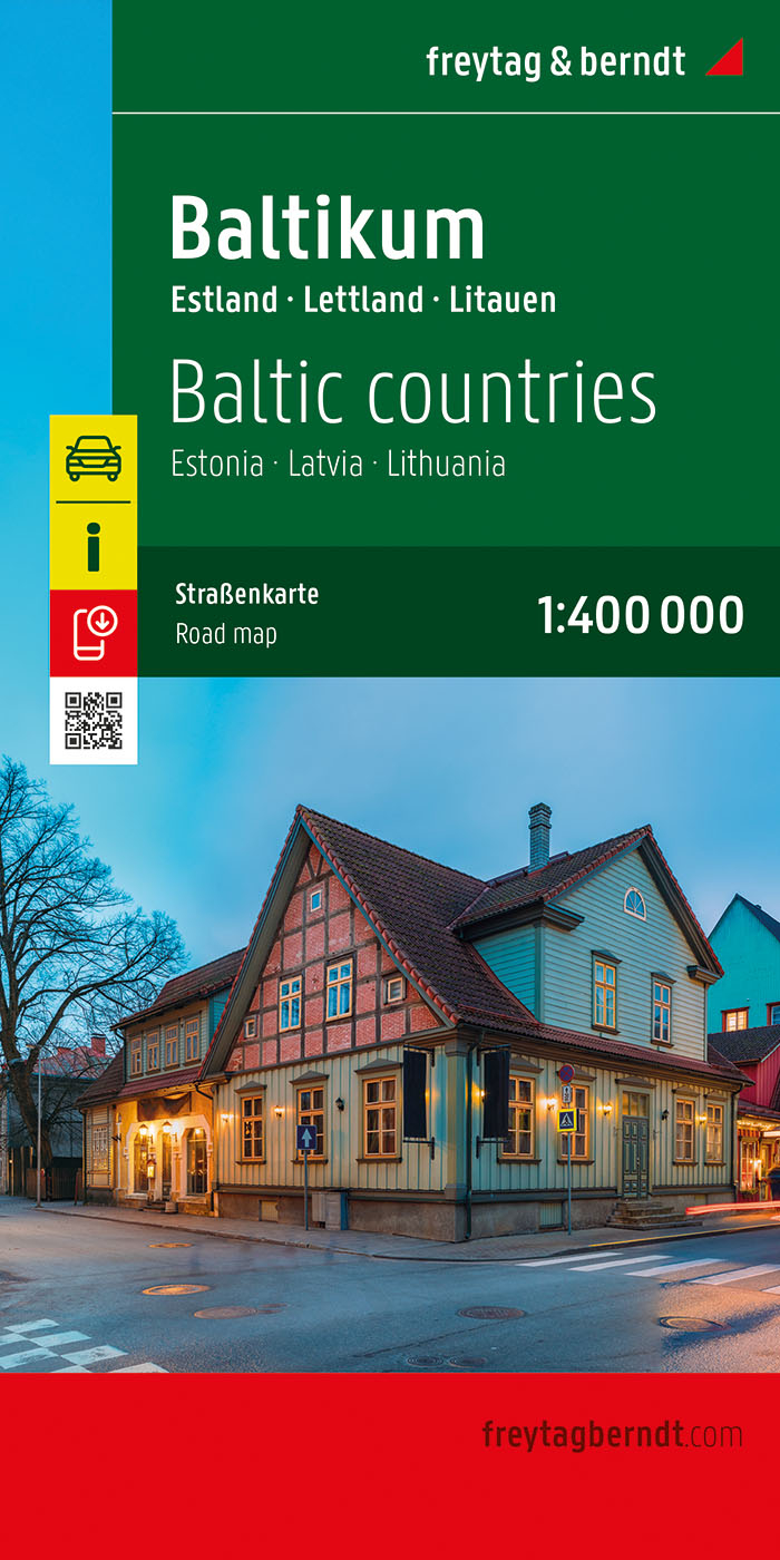Wegenkaart Baltische Staten | Freytag & Berndt | 1:400.000| ISBN 9783707924046