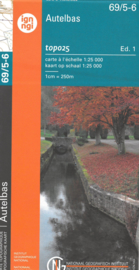 Topografische kaart Belgie NGI 69 / 5-6 Autelbas | 1:25.000 | ISBN 9789462353121