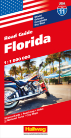 Wegenkaart Florida nr. 11 | Hallwag | 1:1 miljoen | ISBN 9783828309913