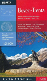Wandelkaart Julische Alpen - Bovec Trenta | Sidarta |  1:25.000 | ISBN 3830008646361