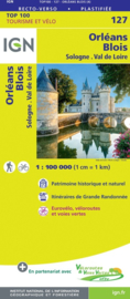 Wegenkaart - Fietskaart Orleans - Blois | IGN 127 | ISBN 9782758547532