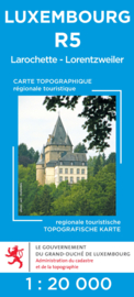 Wandelkaart Larochette / Lorentzweiler Topografische dienst Luxembourg 05 | ISBN 5425013060912