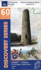 Wandelkaart Ordnance Survey / Discovery series | Kilkenny / Laois / Tipperary 60 | ISBN 9781907122590
