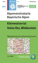 Wandelkaart Bayerische Alpen - Kleinwalsertal, Hoher Ifen | DAV BY2 | 1:25.000 | ISBN 9783948256128
