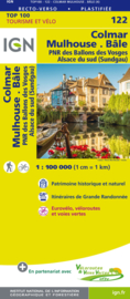 Wegenkaart - Fietskaart Colmar - Mulhouse - Bale | IGN 122 | ISBN 9782758543688