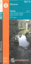 Topografische kaart Belgie NGI 58 / 7-8  Winenne | 1:25.000 | ISBN 9789462353909