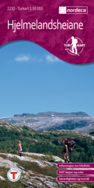 Wandelkaart Hjelmelandsheiana  2232 | Nordeca | 1:50.000 | ISBN 7046660022320
