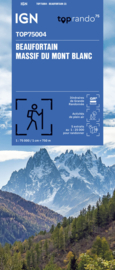 Wandelkaart - Fietskaart Beaufortain - Massif du Mont Blanc | IGN TOP 75 nr. 4 | ISBN 9782758556176