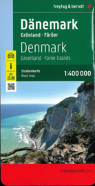 Wegenkaart Denemarken / Faroer eilanden / Groenland | Freytag & Berndt | ISBN 9783707921571