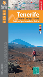 Wandelkaart Tenerife - 4-delig | Editorial Alpina  | 1:25.000 | ISBN 9788470111372