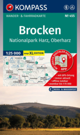Wandelkaart  Rund um den Brocken | Kompass 455 | 1:25.000 | ISBN 9783991546115