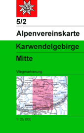 Wandelkaart Karwendel mitte 5/2 | OAV | 1:25.000 | ISBN 9783928777216